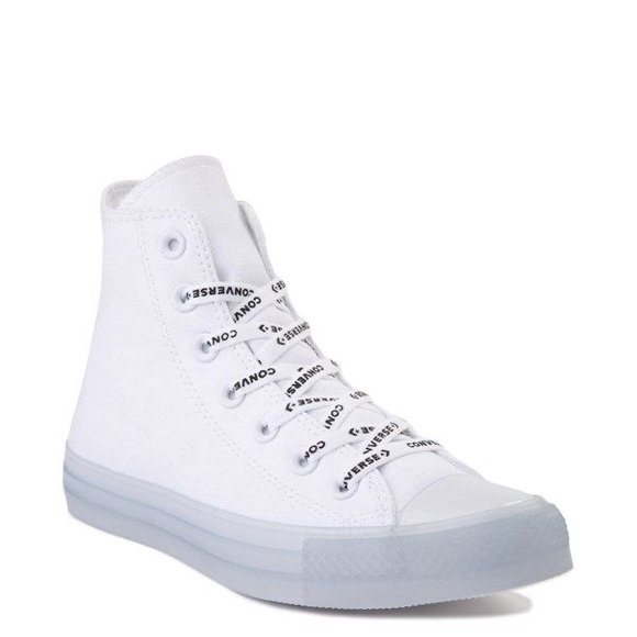 Converse CTAS HI ( white/clear/white) - Picture 2 of 7